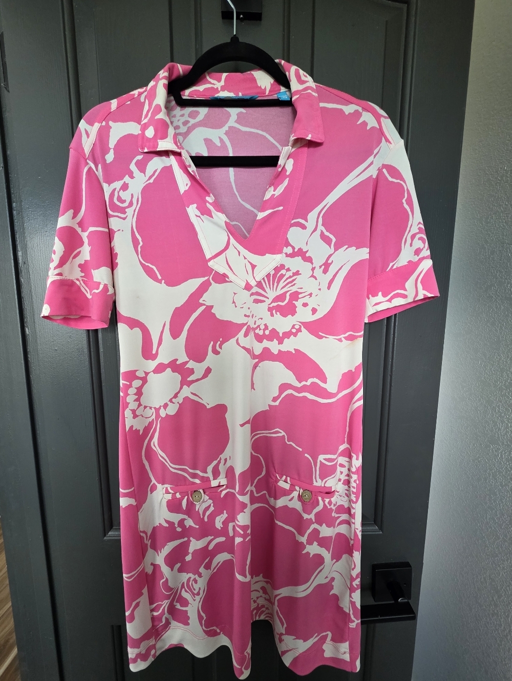 Tory RICHARD Pink & White Floral Jaxson Dress